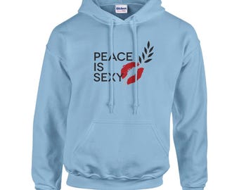 Peace is Sexy Classic Unisex Pullover Hoodie