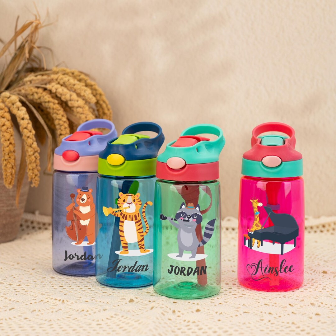 Personalized Kids Water Bottle, Custom Kids Name Cup, School Water ...