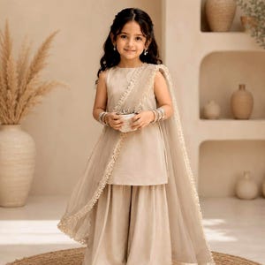beige eid dress Traditional Dubai Kaftan for Eid Takchita Beige Dress for women XL / 54 Inches / No Scarf main image 0