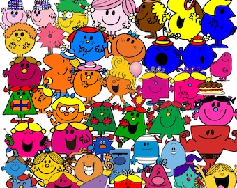 Cartoon SVG Bundle | Little Miss SVG Bundle | Little Miss Princess SVG | Christmas svg | png,pdf,eps, Cut Files for Cricut & Silhouette