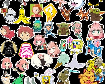 4,000+ Mega Sticker Bundle | Printable Digital Sticker Pack | PNG Files for DIY, Scrapbooking & Crafts | Instant Download