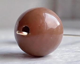 Brown Round Acrylic Beads 16mm (10)