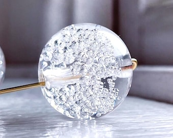 Round Crystal Acrylic Bubble Beads 20mm (6)