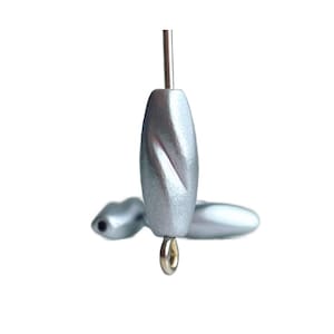Silber Acryl Semi Matte Twisted Oval Perlen 14 mm (25)