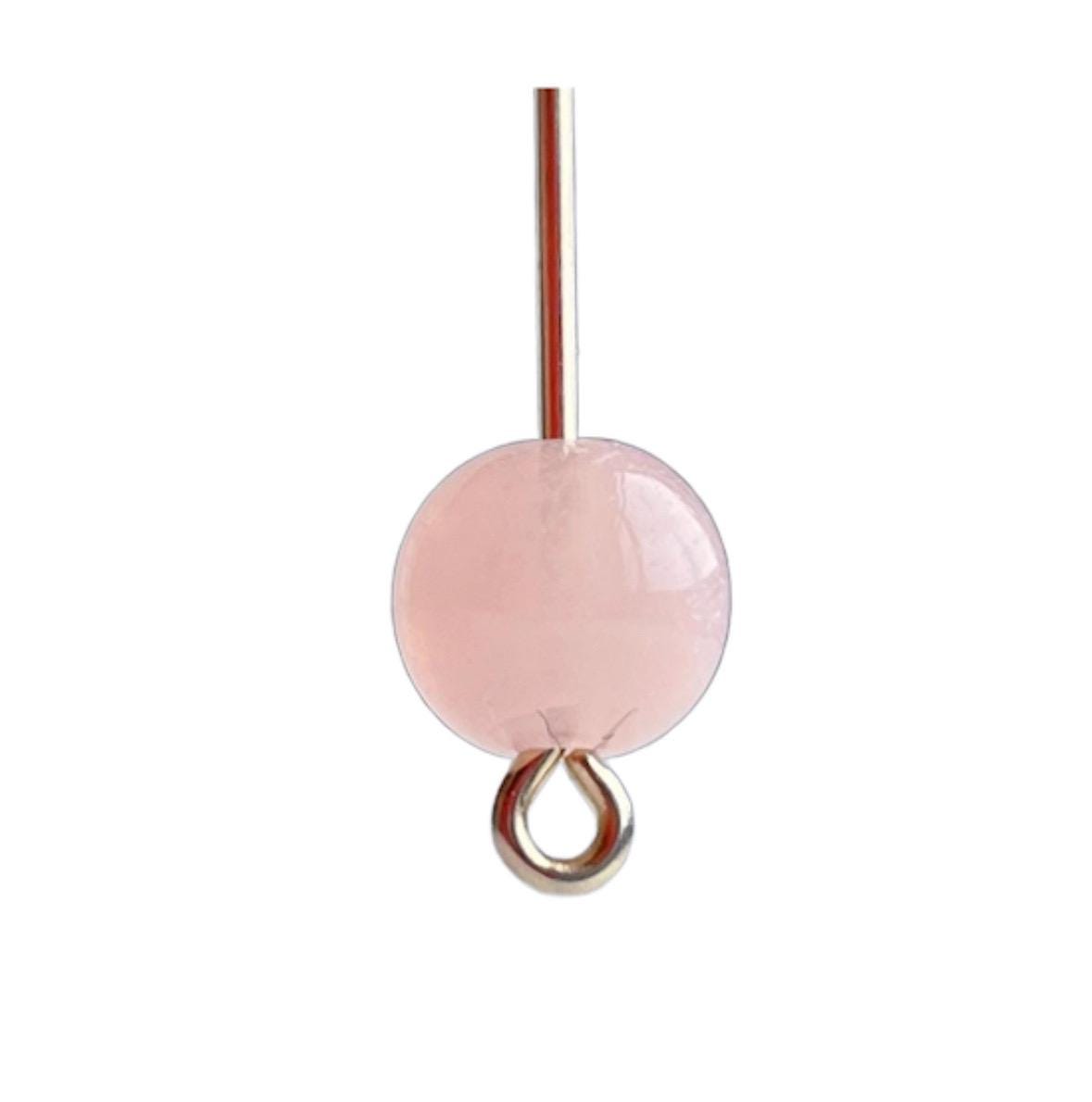 Lot De 50 Perles Rondes En Acrylique Vieux Rose Marbré, Diamètre 8mm - Neuf, Parfait Pour La Création De Bijoux