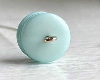 Vintage Mintgrün Lucite Zwischenperlen 12 mm (20)