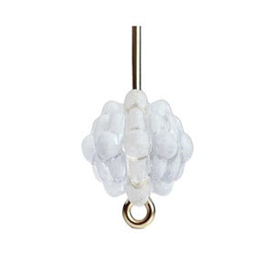 Clear Crystal Matte Bumpy Round Acrylic Beads 12mm (20) Frosted