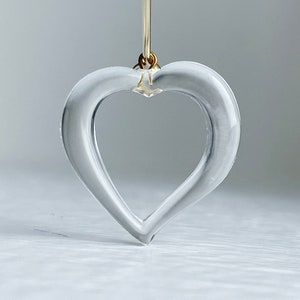 Vintage Crystal Lucite Retro Lucite Heart Pendant Charms Drop Beads 20mm (4)