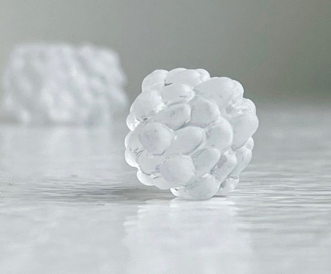 Clear Crystal Matte Bumpy Round Acrylic Beads 12mm (20) Frosted - Etsy