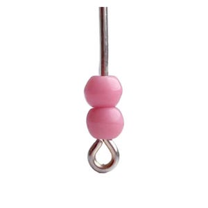 Vintage Czech Glass Rose Pink Round Beads 4mm (50)