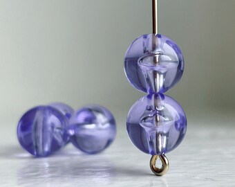 thumbnail image 2 of 24 Vintage Opaque Blue Acrylic Round Ring Beads - 5x22mm Smooth Spacers 6179 2 of 5