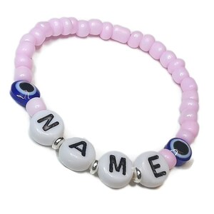 Nazar Baby Perlen Armband, Schutz gegen den bösen Blick, Kinder, Mamaarmband, Damen,  Namensarmband, personalisierbar