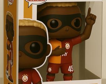 Victor Osimhen Funko Pop STL Victor Osimhen 3D Print STL Futbol Yıldızı Osimhen Osimhen STL Dosyası Galatasaray Funko Pop
