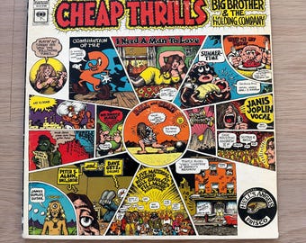 Janis Joplin LP Vinyl Cheap Thrills, Big Brother & The Holding Company 1968 Gatefold