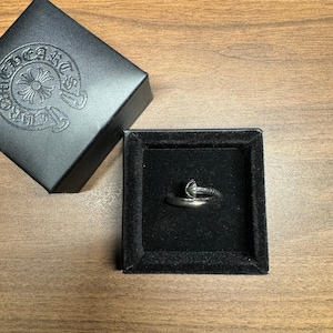 Chrome Hearts Style 925 Silver - Round Nail - Ring