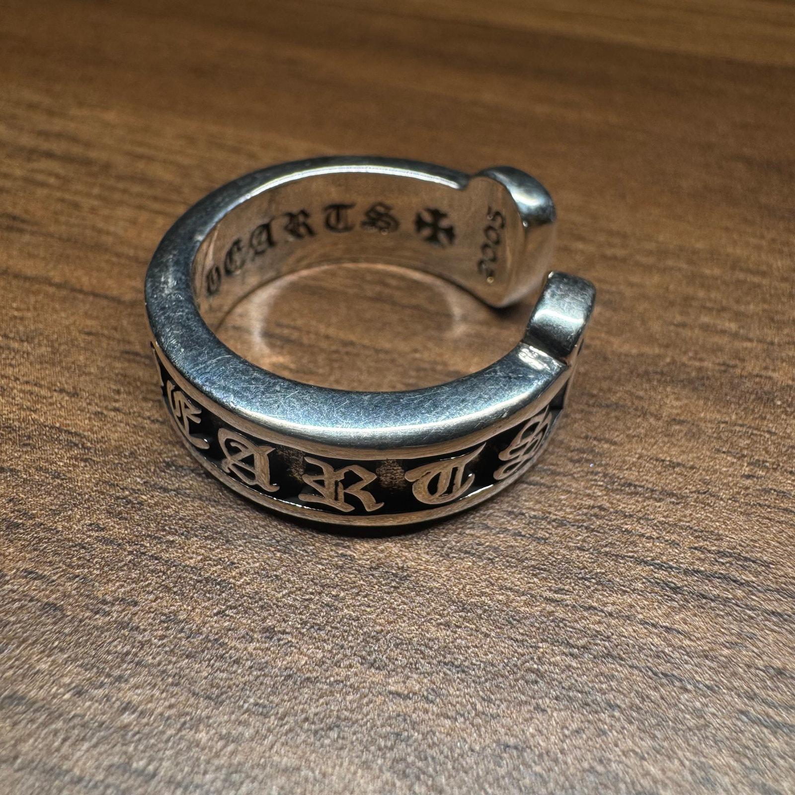 Vintage Chrome Hearts Ring - Etsy