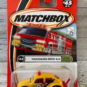 MATCHBOX 2001 #45 Volkswagen Beetle 4x4 Weekend Cruisers Heroic Vehicle Series 252-24