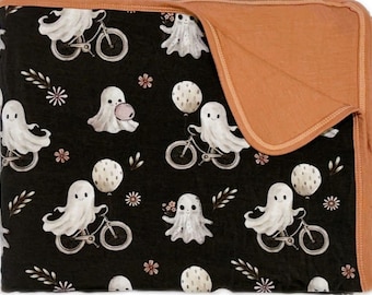 Manta de bambú espeluznante con ruedas de 40 x 60