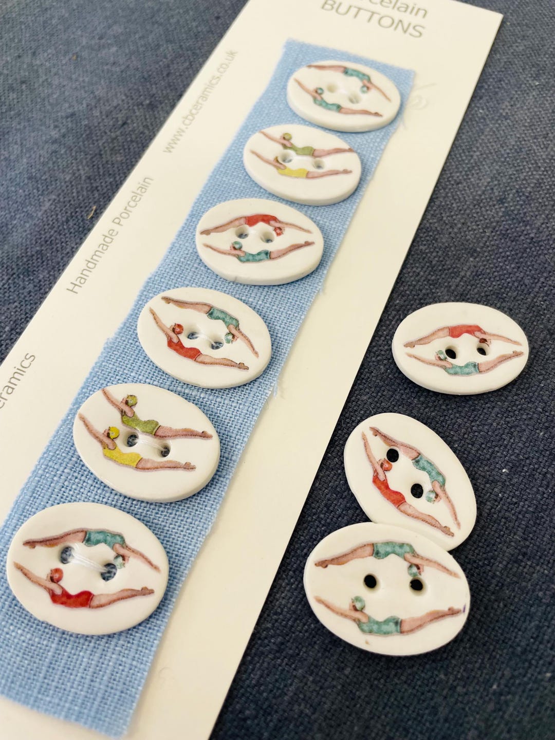 Oval Swimming Buttons - Etsy