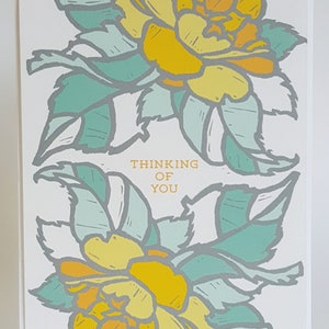 Carte pensée florale pour un ami, jeu de cartes de condoléances, cartes d'encouragement, carte amitié vous manquez, carte de voeux perte de la mère
