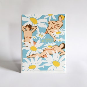 Tarjeta de felicitación de cumpleaños radiante como el sol, tarjeta de ánimo para tu mejor amiga, tarjeta de empoderamiento para ella, tarjeta de felicitación para despedida de soltera