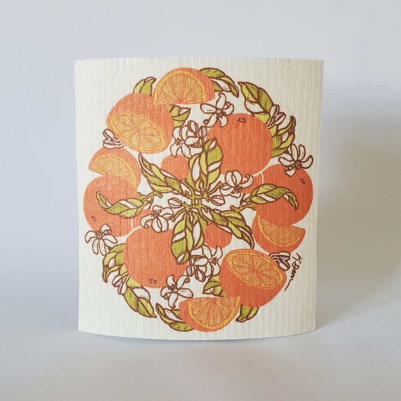 katiedeanart Swedish Dish Cloth