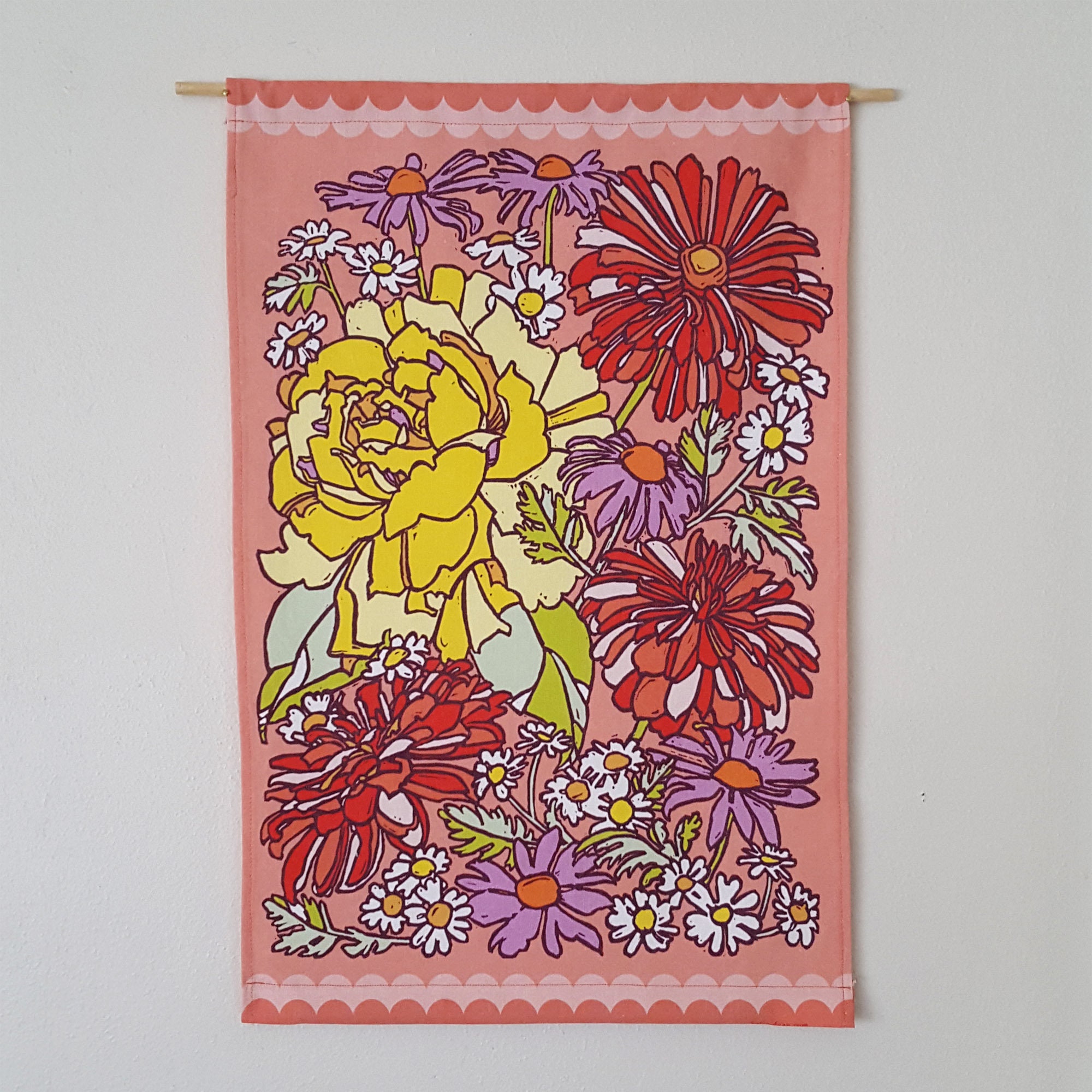 Yellow Rose Botanical Note Cards, Linocut Floral Greeting Cards, Blank ...