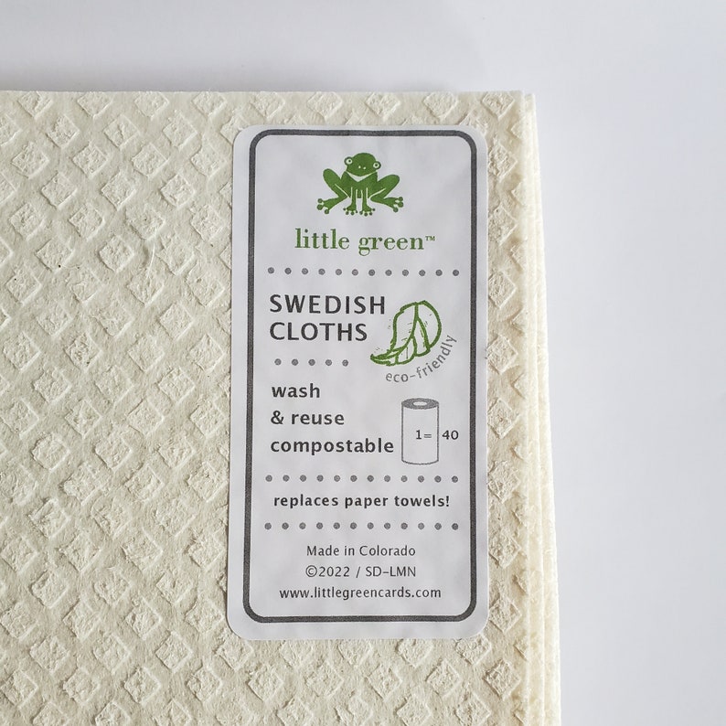katiedeanart Swedish Dish Cloth - Thumbnail 3