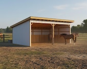 16x24 (PDF) – Horse Shelter Plans – Instant Download
