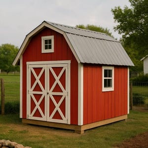 10x12 Gambrel Shed Plans, 10x12 Garden Shed Plans | PDF Download