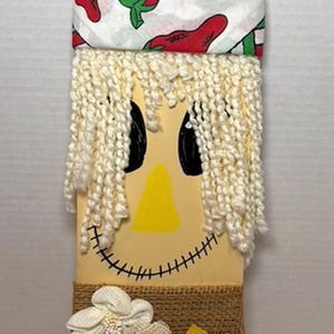 Cute Unique Scarecrow Decoration Handmade Fall Decor Autumn Harvest Accent Rustic Seasonal Decoration