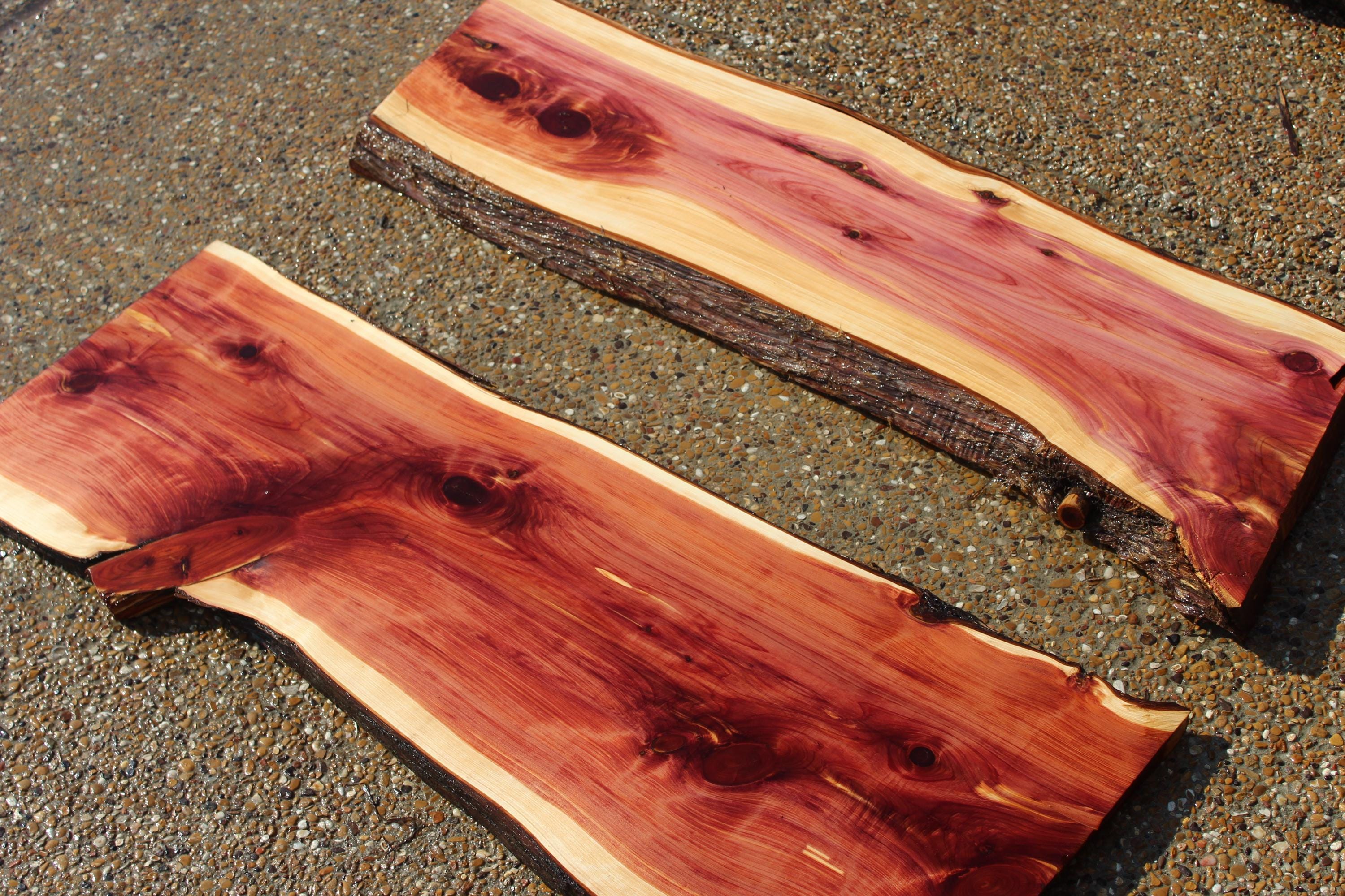 Aromatic Cedar Slabs - Kiln Dried, Planed, and Sanded