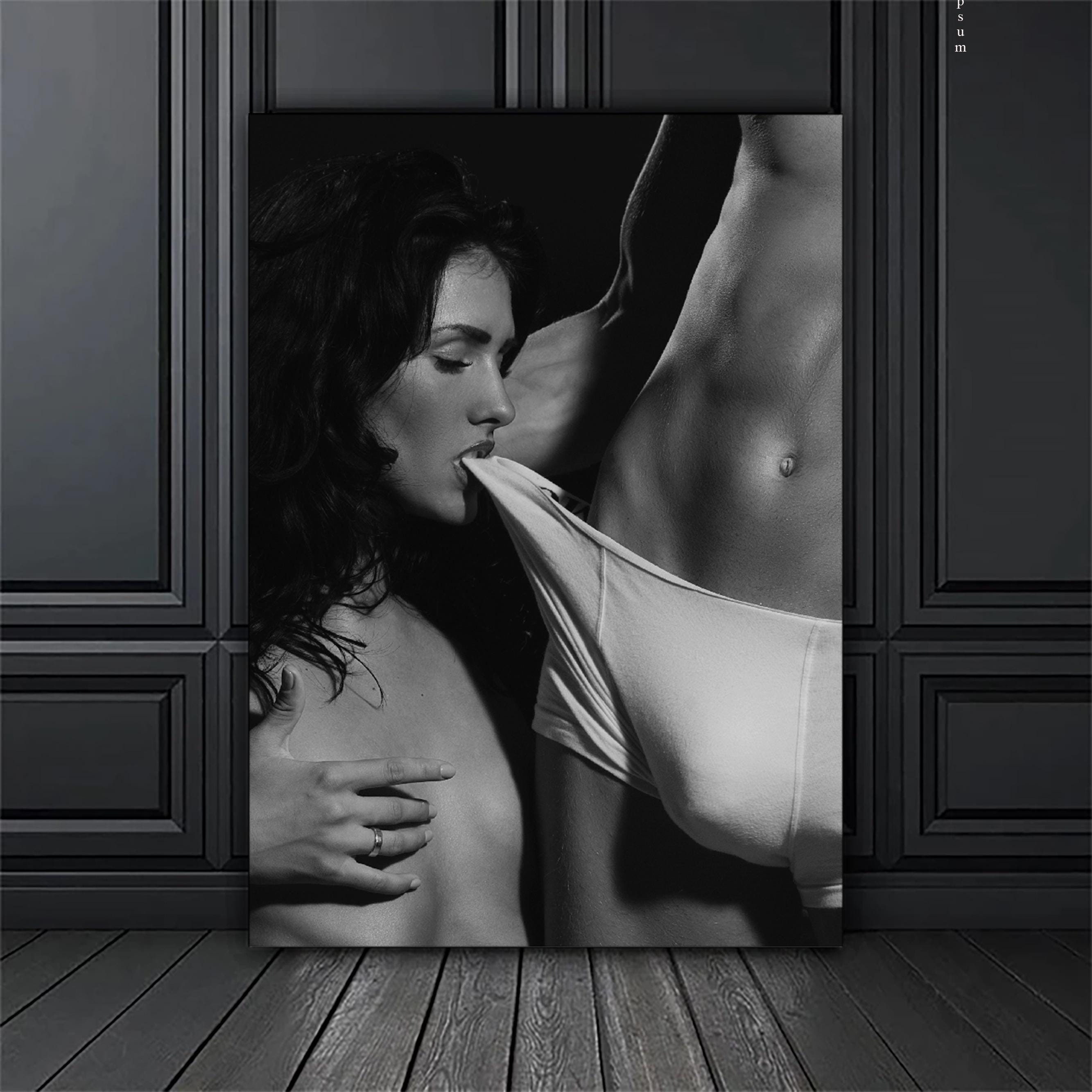Erotic canvas art print