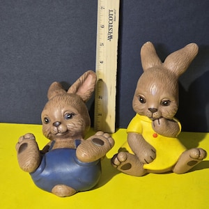 vintage bunny figurines