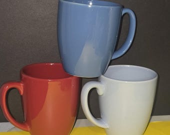 Replacement corelle mugs in various  colours