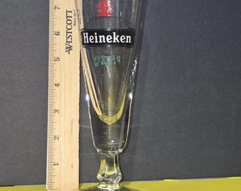Heineken 8oz footed beer glass