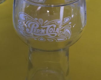 vintage retro pepsi cola glasses