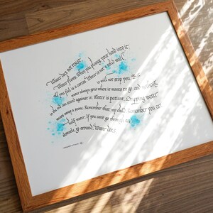 Inspirierendes Zitat von Margaret Atwood | Handgeschriebenes Kalligrafie-Poster, das perfekte Geschenk für Poesie- und Literaturliebhaber