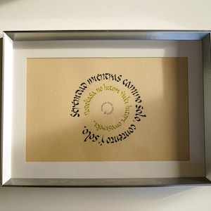 Poesia giapponese - Stampa calligrafica - Haiku giapponese scritto a mano - Regalo per gli amanti della cultura giapponese