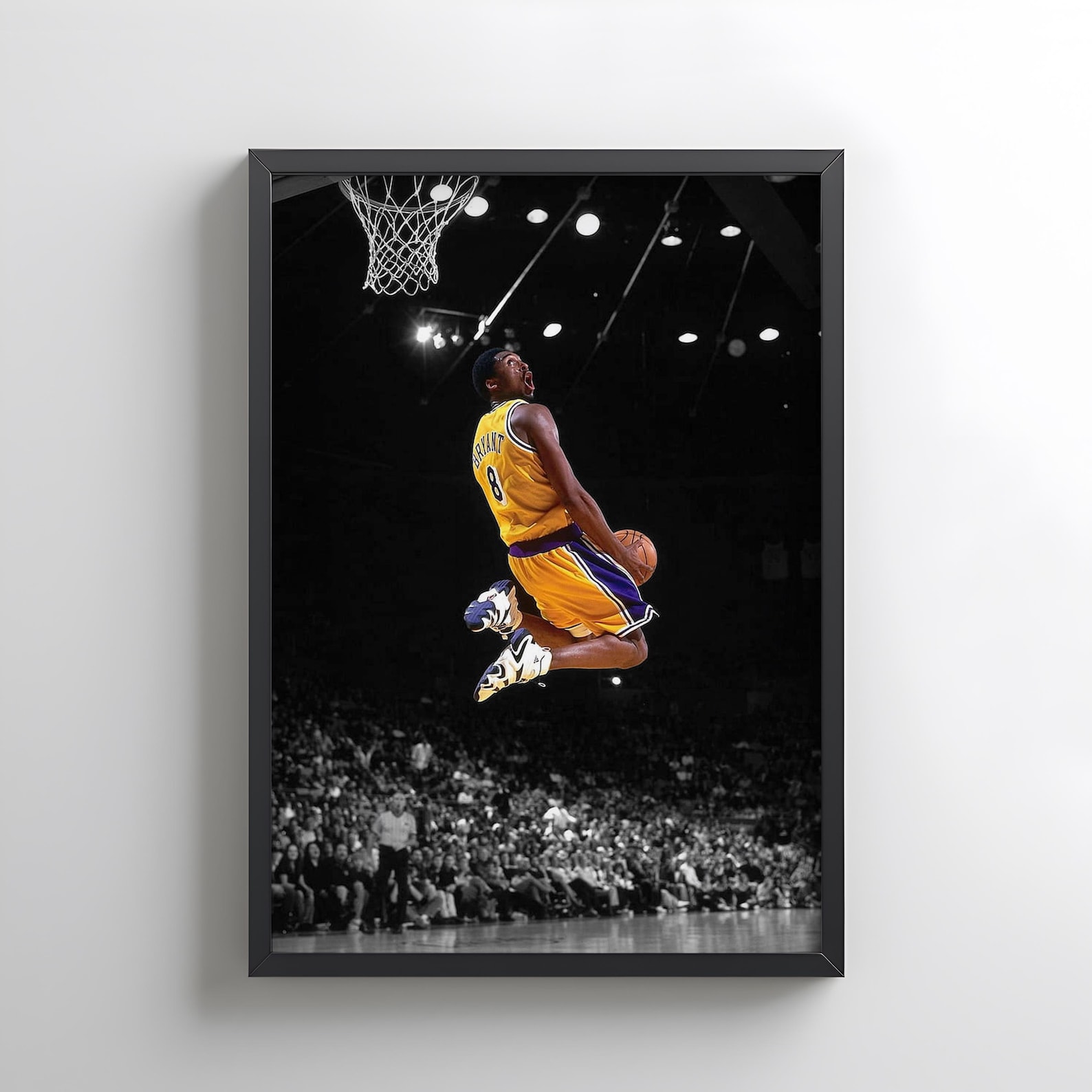 Kobe Bryant Dunk Poster: Lakers Legend, NBA Art (digital Download) - Etsy