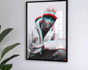 Iconic Snoop Poster - Legendary Hip-Hop Art Print for Music Lovers
