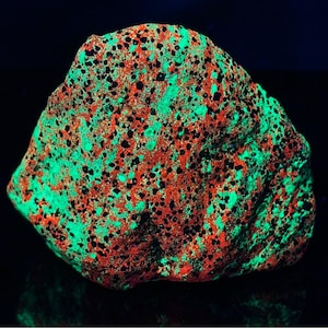 Willemite Calcite Franklinite UV Fluorescent Mineral Sample Franklin NJ E99