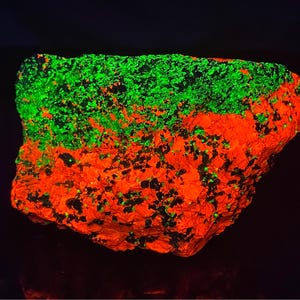 Willemite Calcite Franklinite UV Fluorescent Mineral Sample Sterling Hill NJ E81