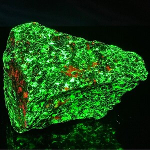 Willemite Calcite Franklinite UV Fluorescent Mineral Sample Sterling Hill NJ E8