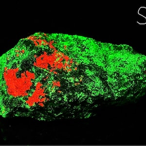Willemite Calcite Franklinite UV Fluorescent Mineral Sample Sterling Hill NJ E33