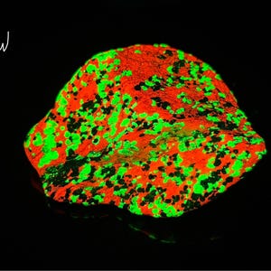 Willemite Calcite Franklinite UV Fluorescent Mineral Sample Sterling Hill NJ E114