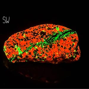 Willemite Calcite Franklinite UV Fluorescent Mineral Sample Sterling Hill NJ E149