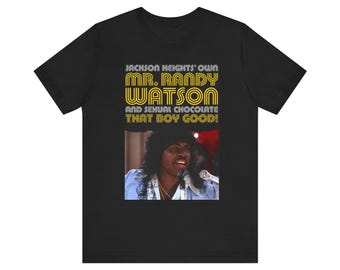 Mr. Randy Watson Graphic Tee, Unisex Short Sleeve Shirt, Fun Party Wear, Gift for Music Lovers, Retro Style T-Shirt