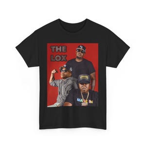 The LOX Unisex Heavy Cotton Tee | Streetwear, Hip Hop Fashion, Music Lover Gift, Casual Wear, Graphic Tee