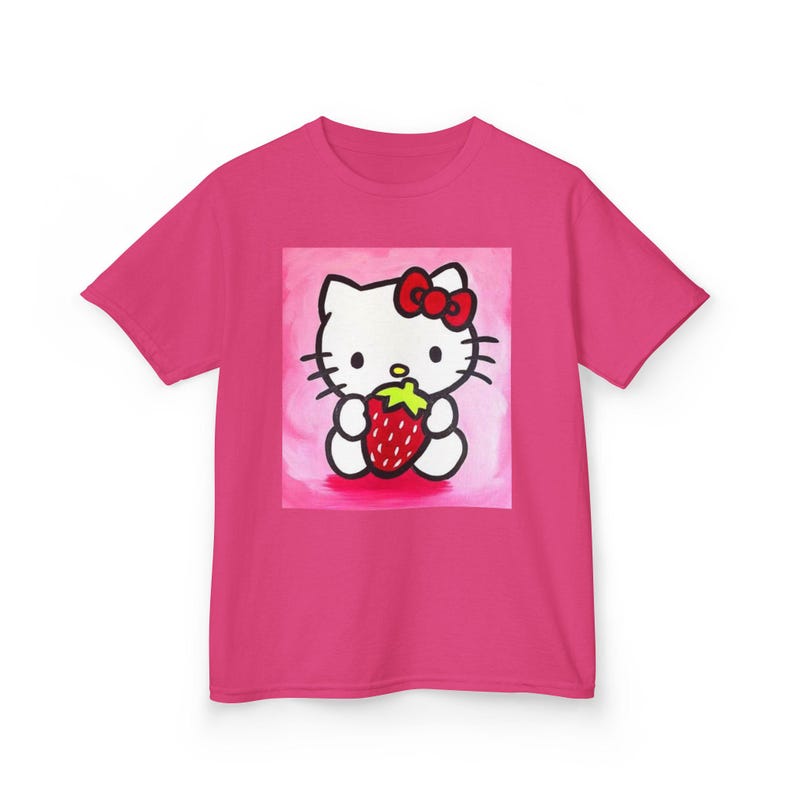 Camiseta Hello Kitty Fresa / Camiseta infantil imagen 4